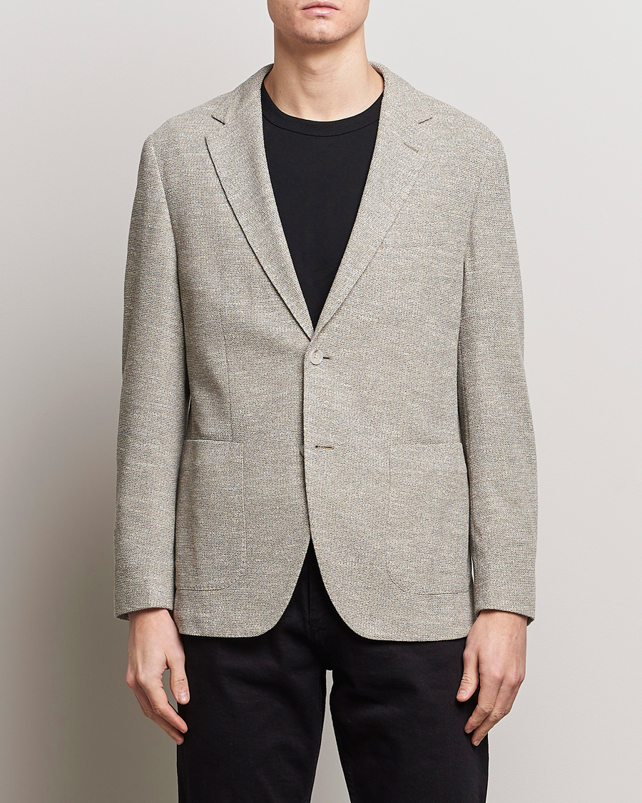 Herre | Tøj | BOSS BLACK | Jaye Regular Fit Jersey Blazer Light Beige