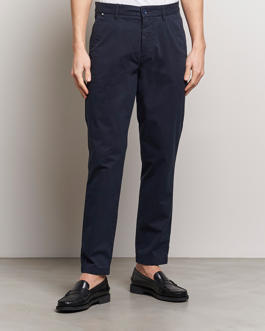 Herre | Tøj | BOSS BLACK | Kaiton Cotton Pants Dark Blue