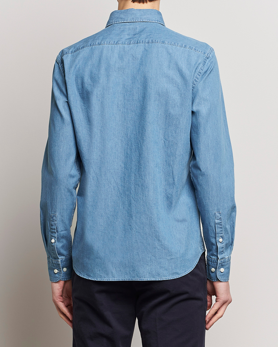 Herre | Skjorter | BOSS BLACK | Hal Cotton Shirt Medium Blue