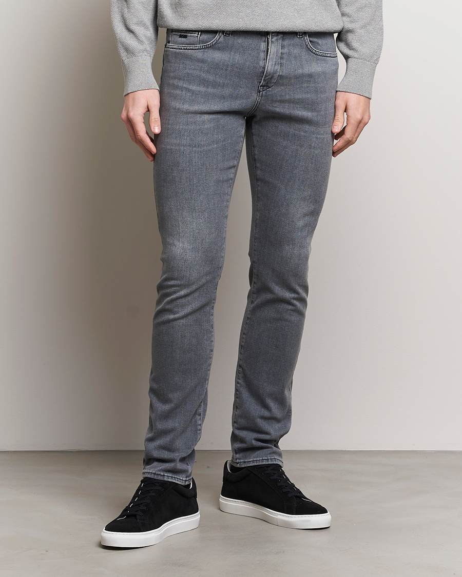 Herre |  | BOSS BLACK | Delaware Jeans Dark Grey