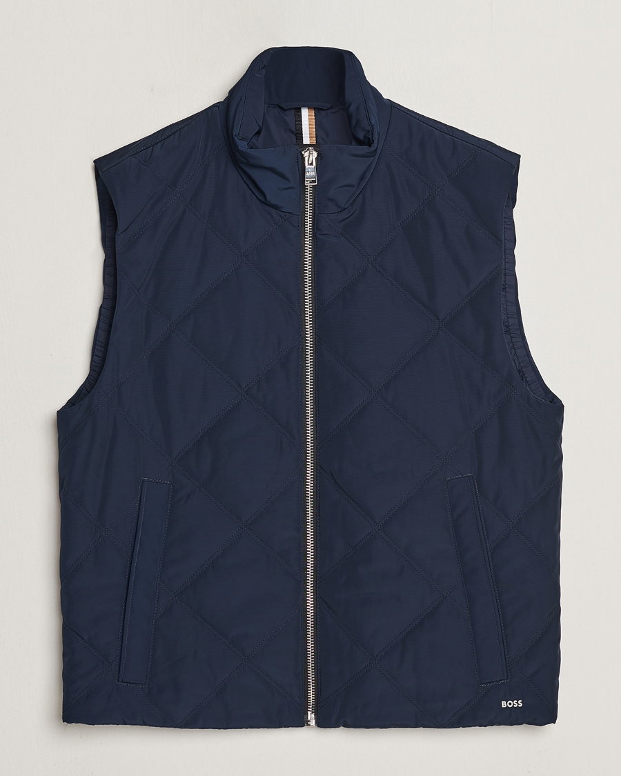 Herre | Jakker | BOSS BLACK | Crebo Vest Dark Blue