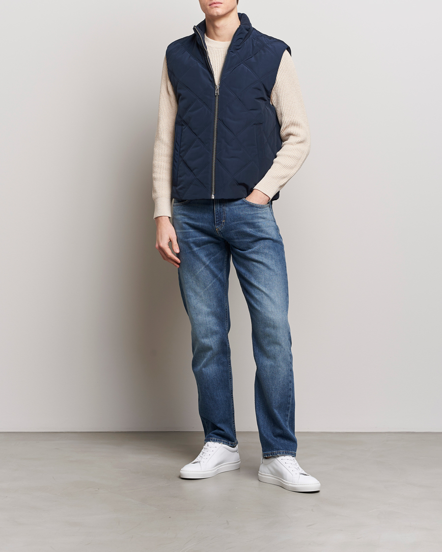 Herre | Formelle jakker | BOSS BLACK | Crebo Vest Dark Blue