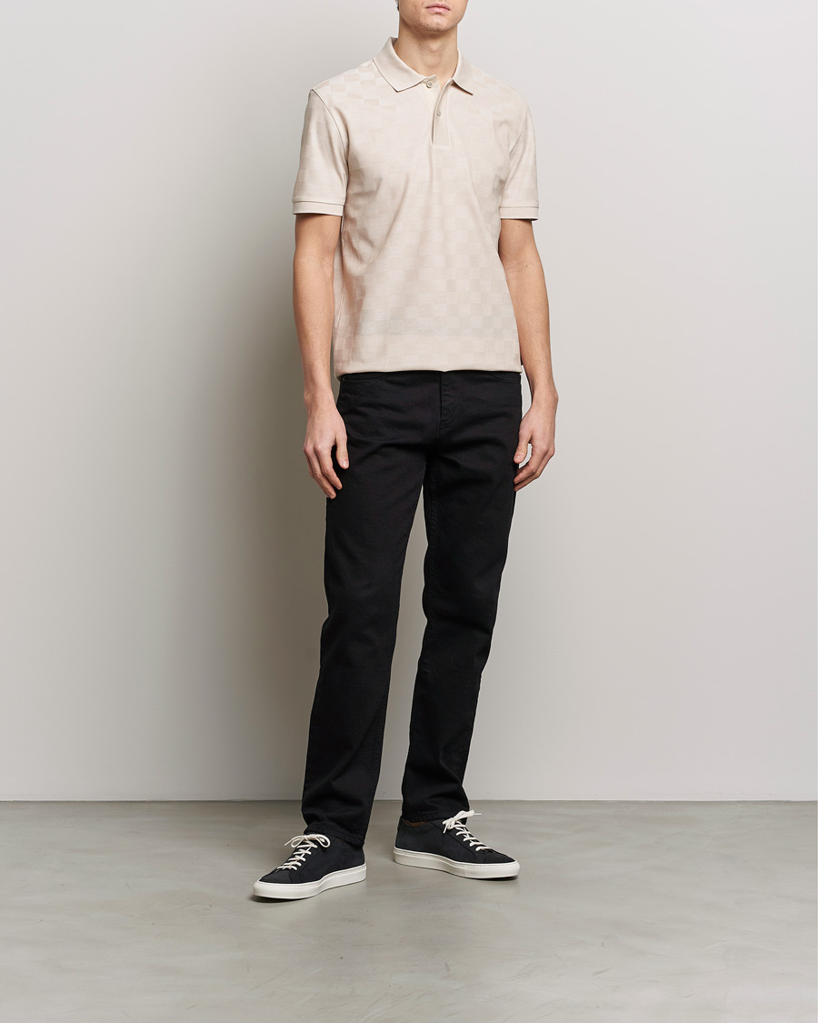 Herre | Polotrøjer | BOSS BLACK | Porsche Parlay Jersey Piké Open White