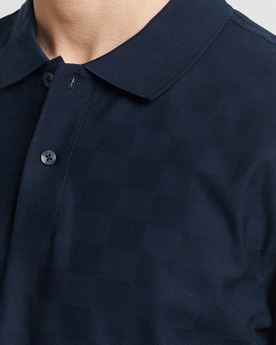 Herre | Polotrøjer | BOSS BLACK | Porsche Parlay Jersey Piké Dark Blue