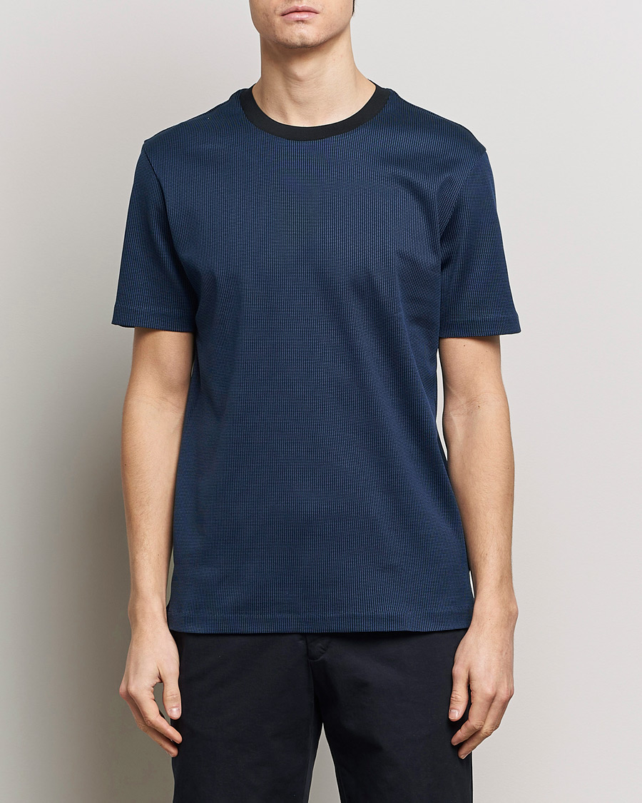 Herr | Lojalitetserbjudande | BOSS BLACK | Tiburt Crew Neck T-Shirt Dark Blue