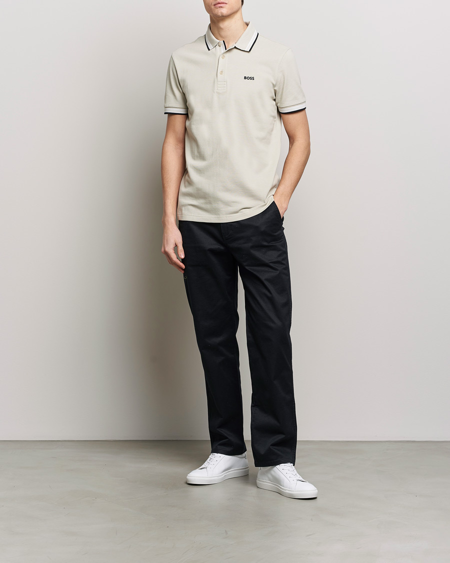 Herre | Polotrøjer | BOSS GREEN | Paddy Piké Light Beige