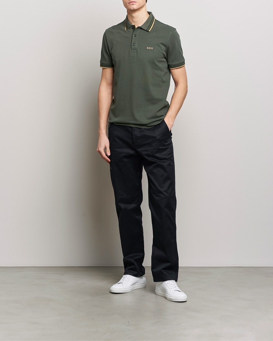 Herre | Polotrøjer | BOSS GREEN | Paddy Piké Open Green