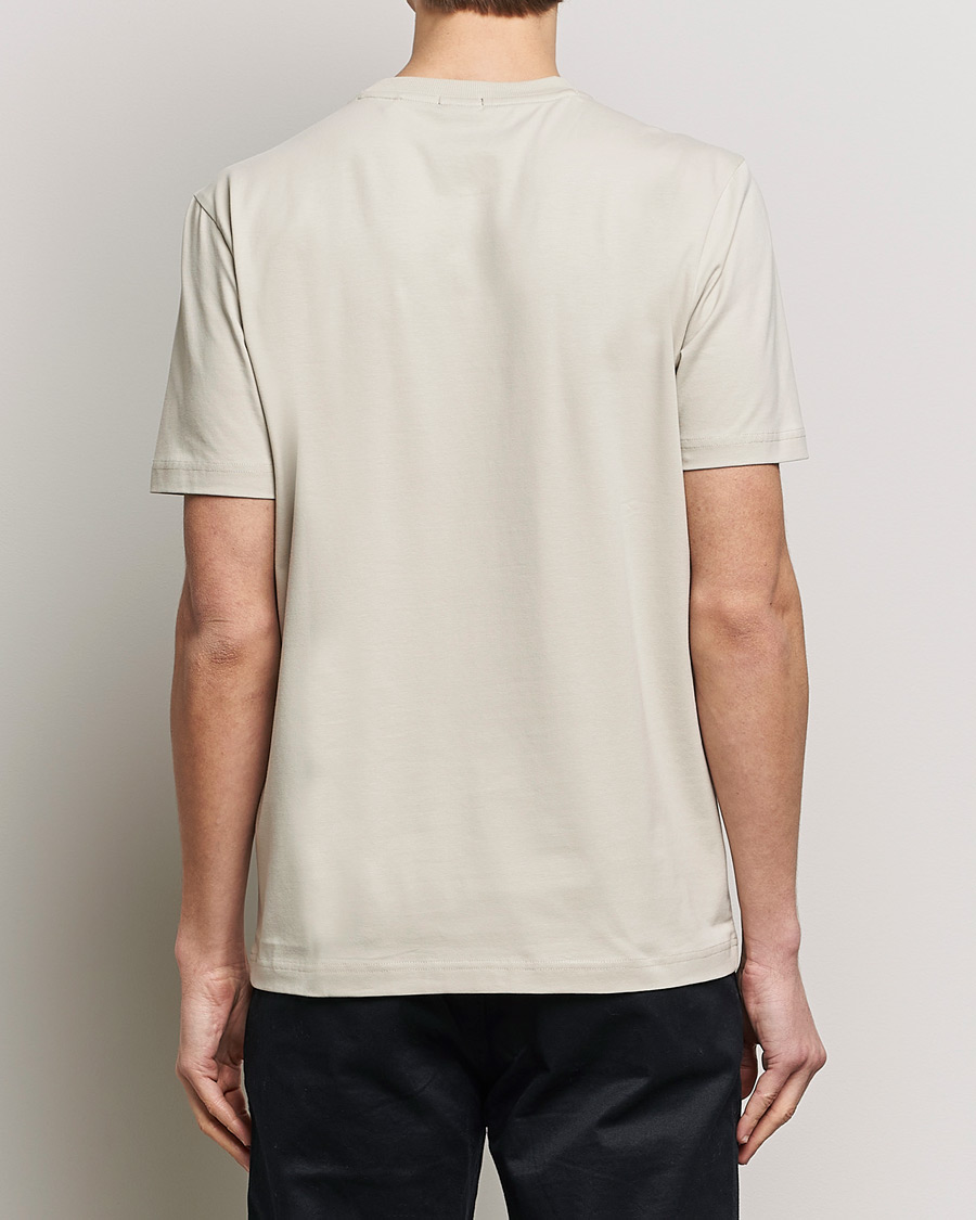 Herre | T-Shirts | BOSS GREEN | Crew Neck T-Shirt Light Beige