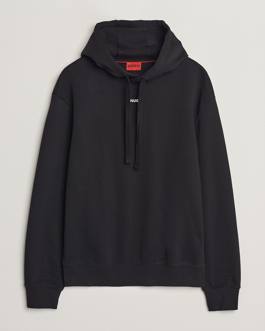 Herre | Trøjer | HUGO | Dapo Logo Hoodie Black