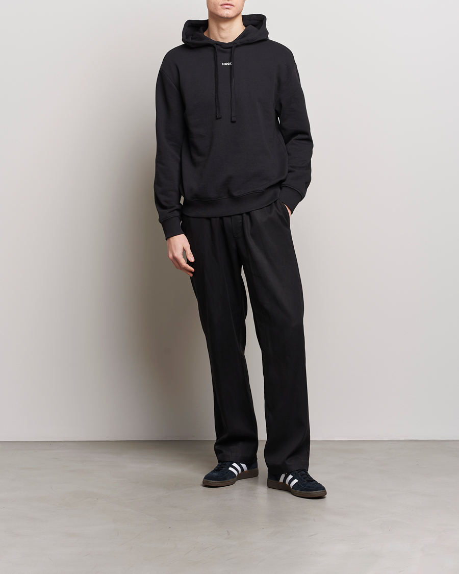 Herre | Trøjer | HUGO | Dapo Logo Hoodie Black