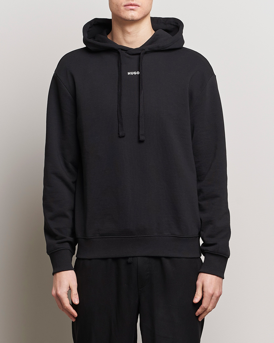 Herre | Tøj | HUGO | Dapo Logo Hoodie Black