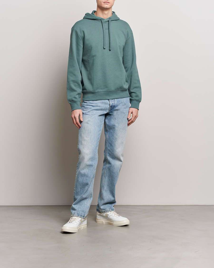 Herre | Trøjer | HUGO | Dapo Logo Hoodie Dark Green