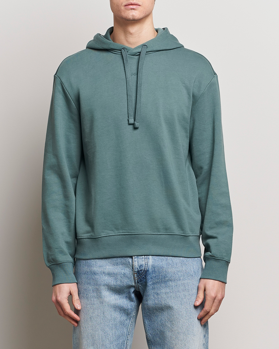 Herre | 20% udsalg | HUGO | Dapo Logo Hoodie Dark Green