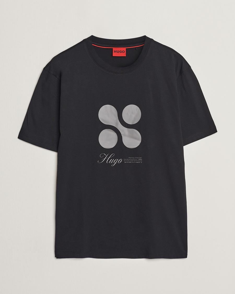Herre | T-Shirts | HUGO | Dooling Logo T-Shirt Black