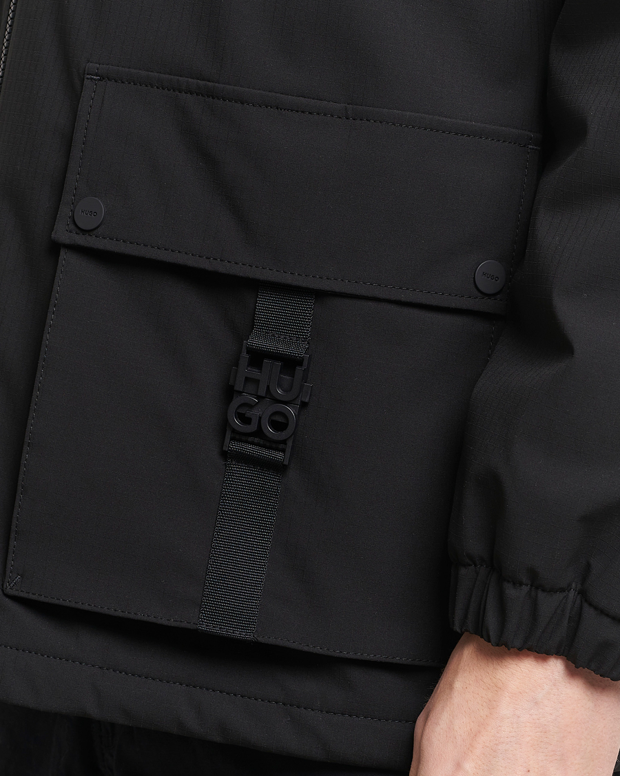 Herre | Jakker | HUGO | Borjo Hooded Jacket Black