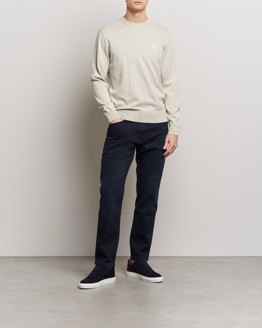 Herre | Trøjer | BOSS ORANGE | Kanovano Knitted Sweater Light Beige