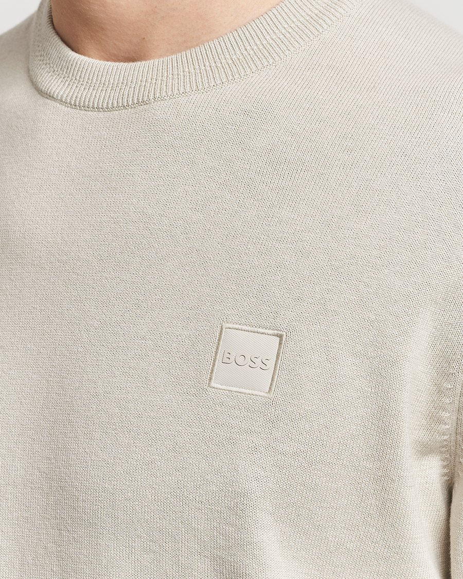 Herre | Trøjer | BOSS ORANGE | Kanovano Knitted Sweater Light Beige