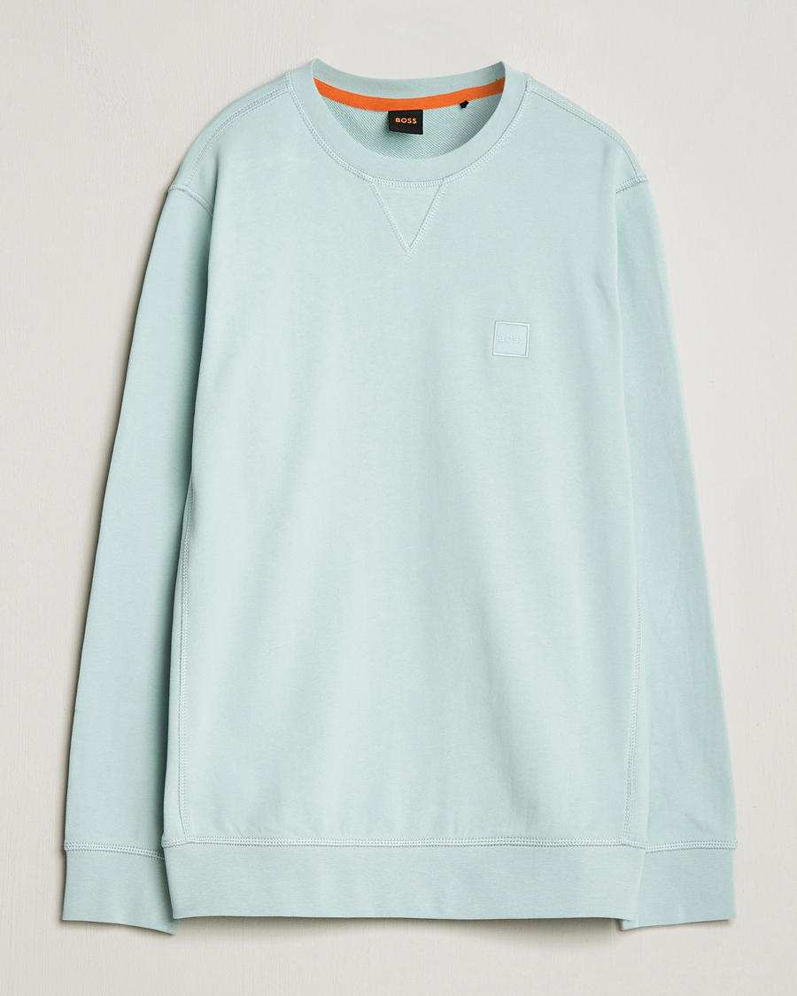 Herre | Trøjer | BOSS ORANGE | Westart Logo Sweatshirt Turquoise