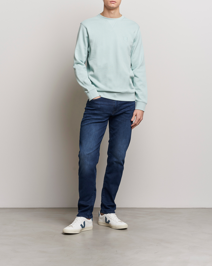 Herre | Trøjer | BOSS ORANGE | Westart Logo Sweatshirt Turquoise