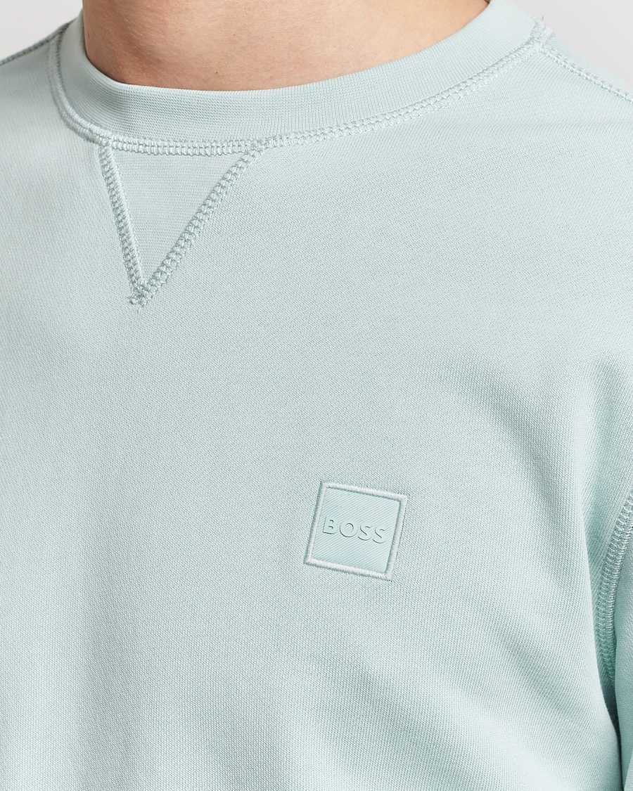 Herre | Trøjer | BOSS ORANGE | Westart Logo Sweatshirt Turquoise