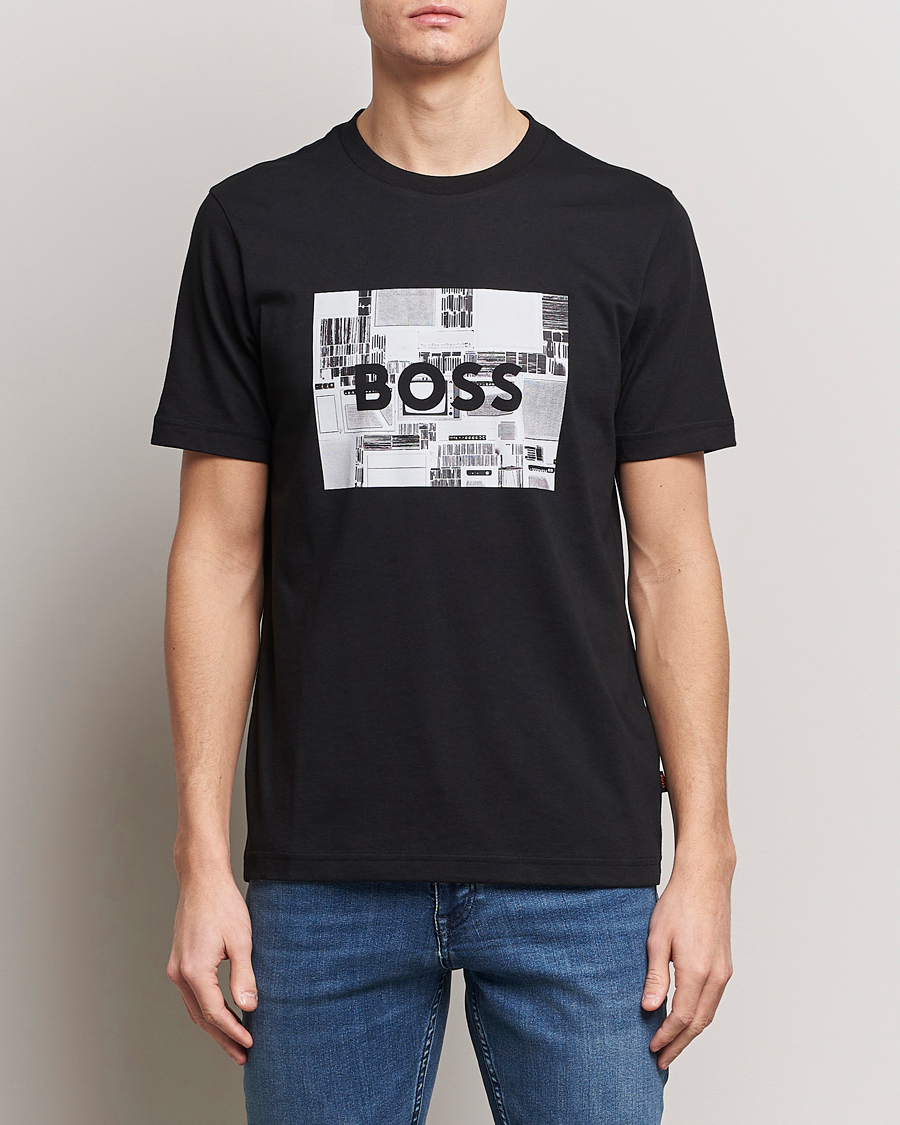 Herre | Tøj | BOSS ORANGE | Heavy Logo T-Shirt Black