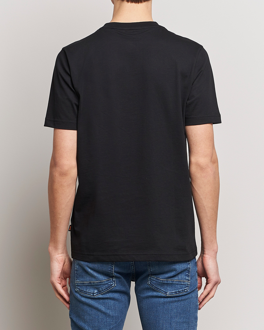 Herre | T-Shirts | BOSS ORANGE | Heavy Logo T-Shirt Black