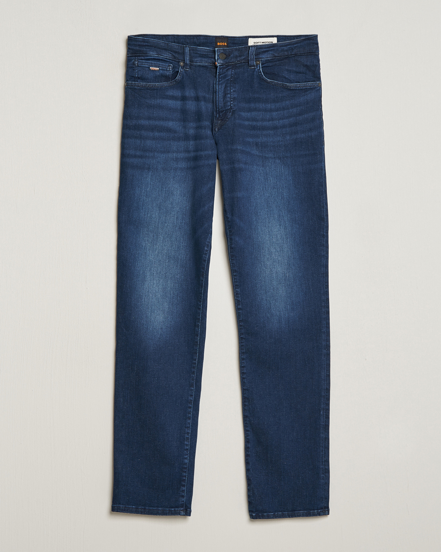 Herre | Jeans | BOSS ORANGE | Re.Maine Regular Fit Stretch Jeans Blue