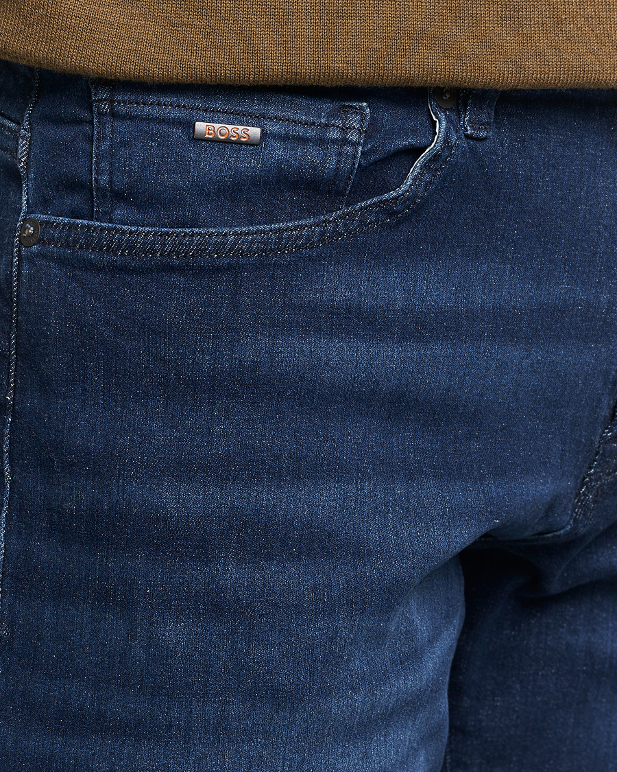 Herre | Jeans | BOSS ORANGE | Re.Maine Regular Fit Stretch Jeans Blue