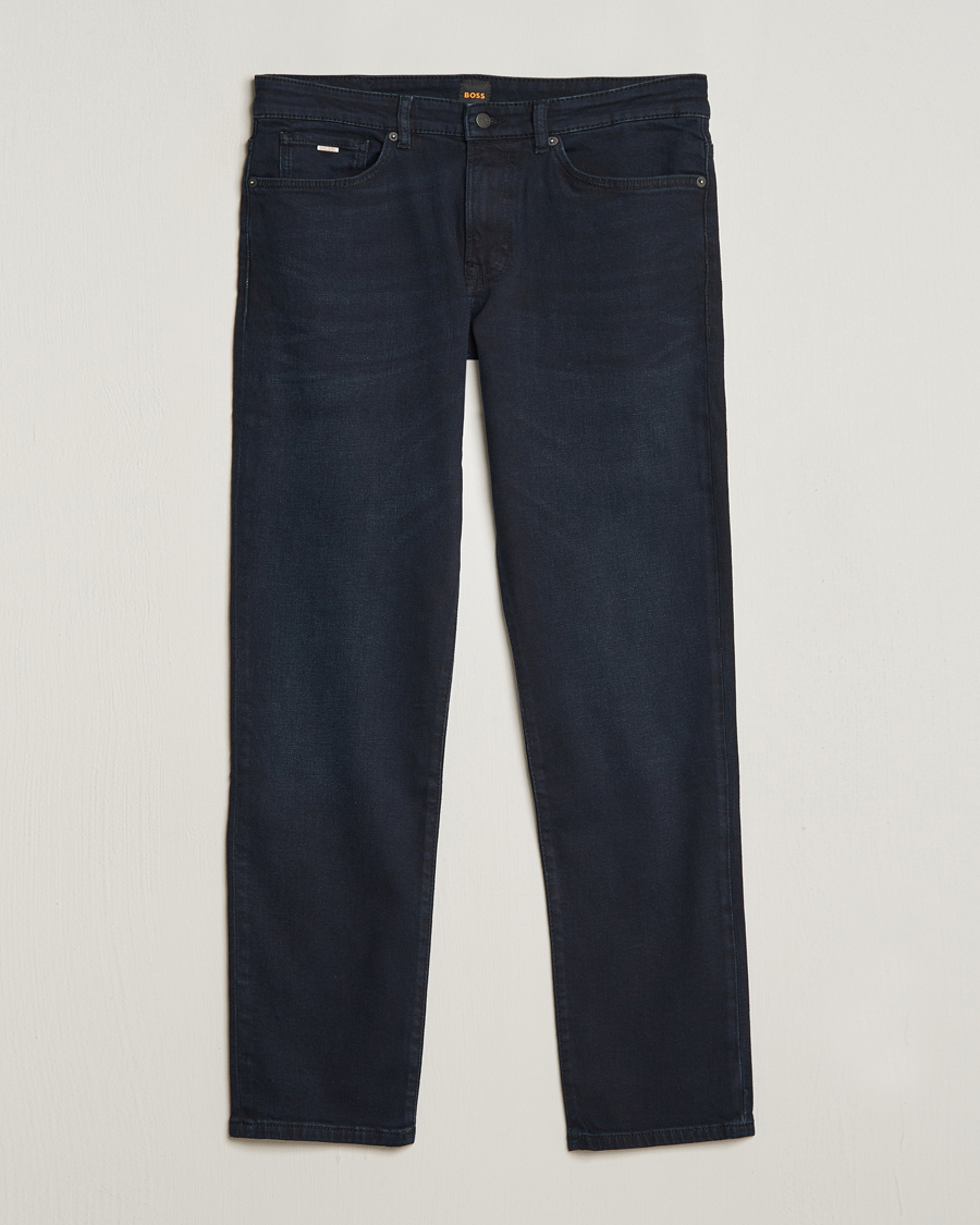 Herre | Jeans | BOSS ORANGE | Re.Maine Regular Fit Stretch Jeans Dark Blue