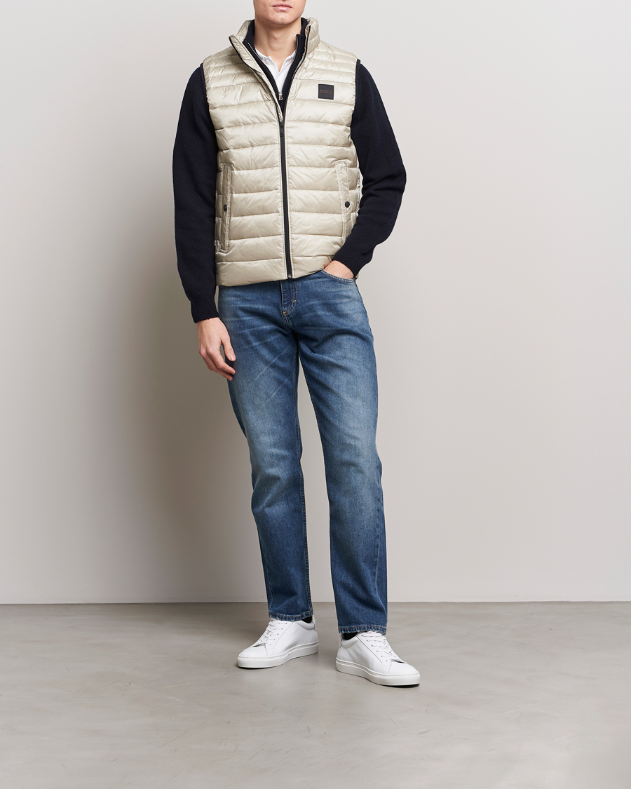 Herre | Jakker | BOSS ORANGE | Odeno1 Down Vest Light Beige