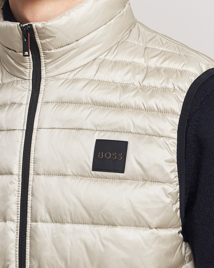 Herre | Jakker | BOSS ORANGE | Odeno1 Down Vest Light Beige
