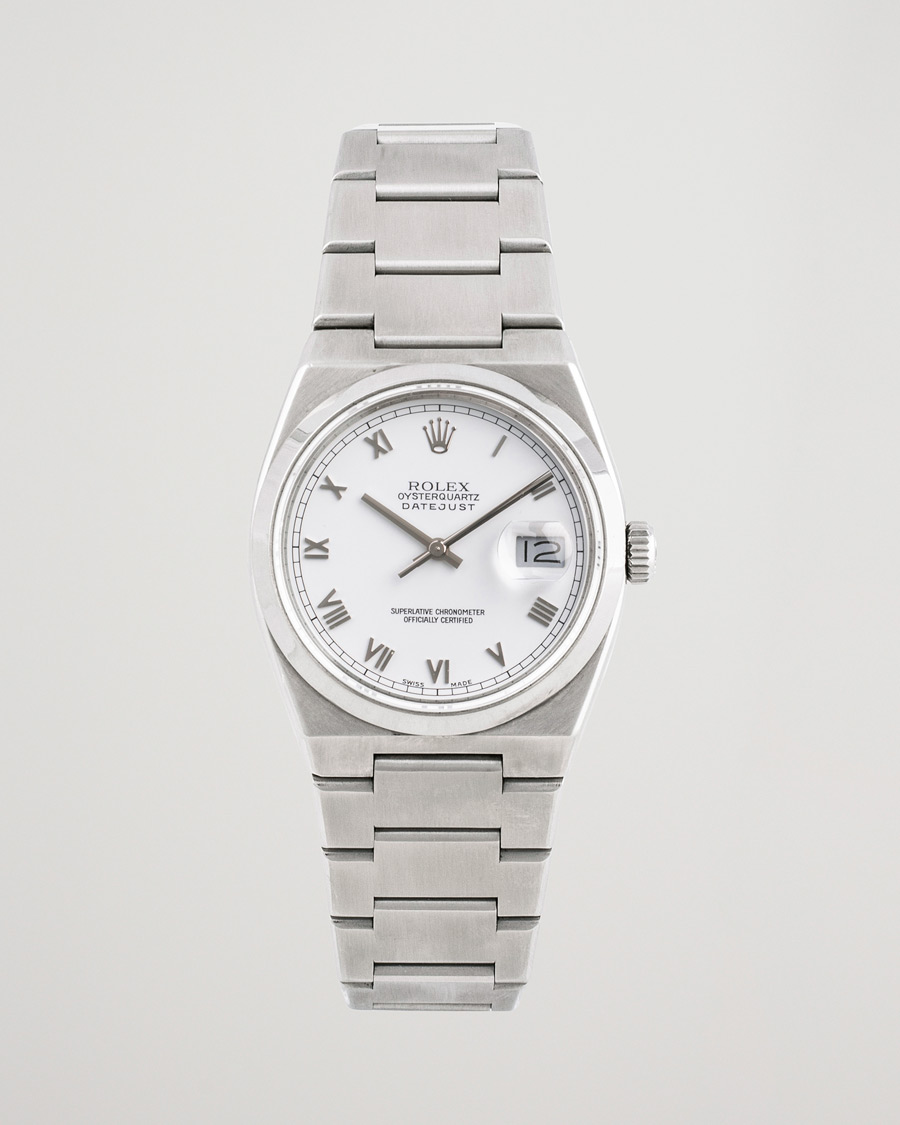 Herre | Rolex Pre-Owned Oysterquartz 17000  Silver | Rolex Pre-Owned | Oysterquartz 17000  Silver
