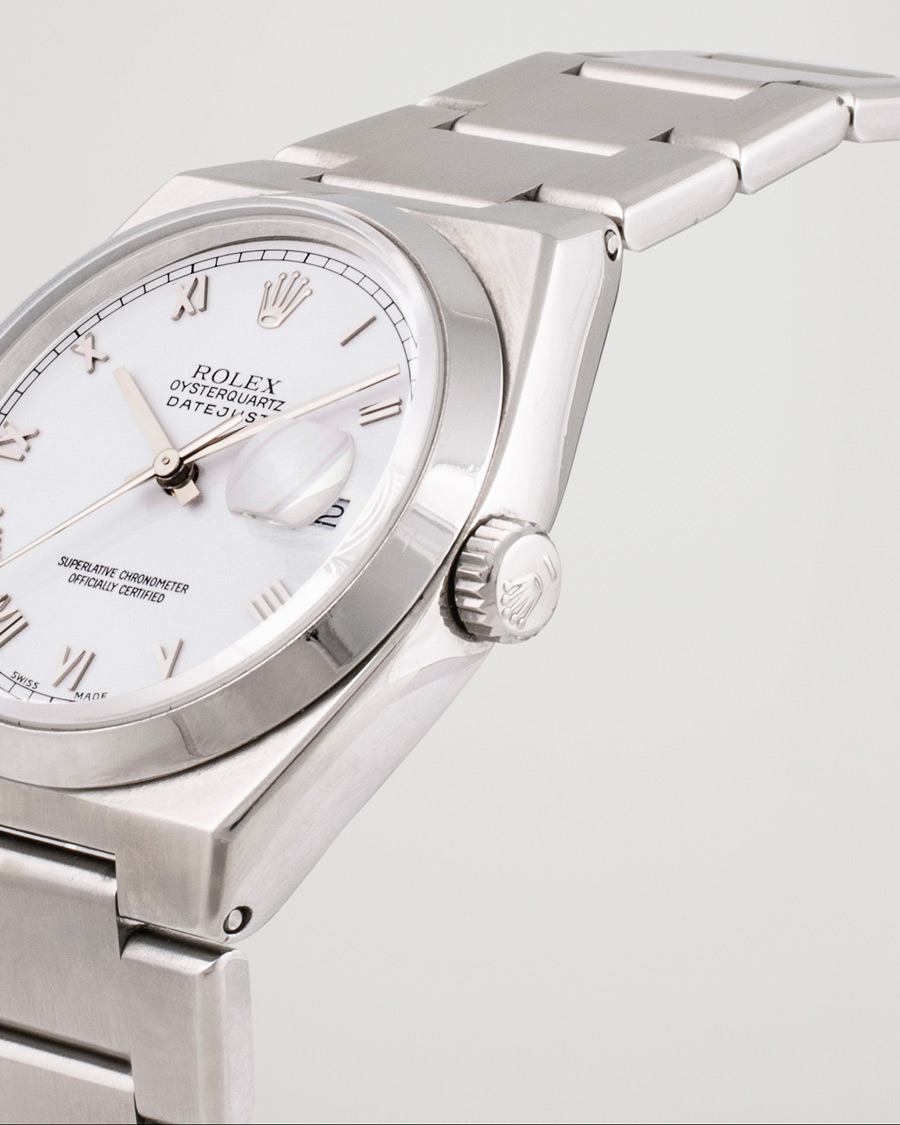Herre | Rolex Pre-Owned Oysterquartz 17000  Silver | Rolex Pre-Owned | Oysterquartz 17000  Silver