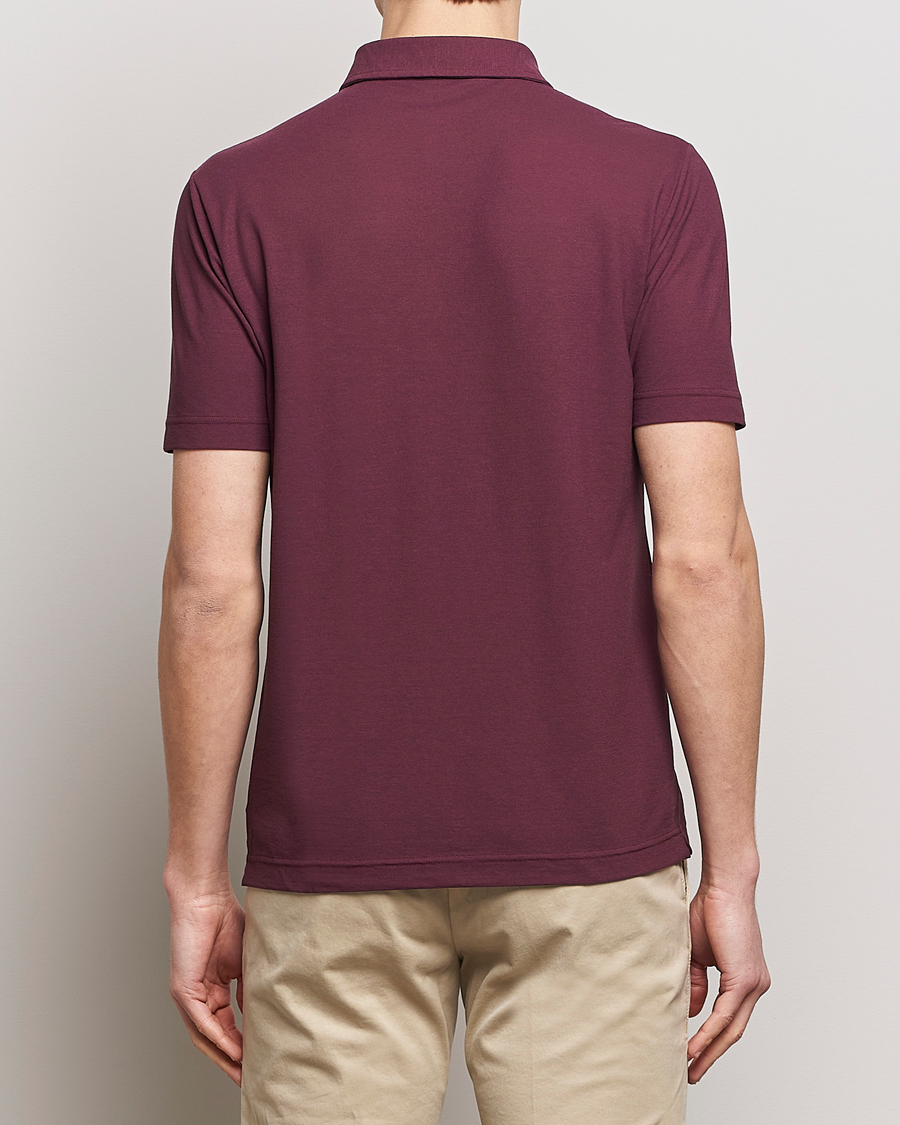 Herre | Polotrøjer | Zanone | Ice Cotton Polo Burgundy