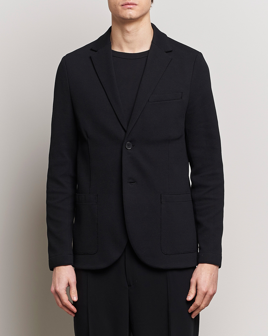Herre | Blazere & jakker | Harris Wharf London | Loro Piana Cavalry Twill Blazer Black