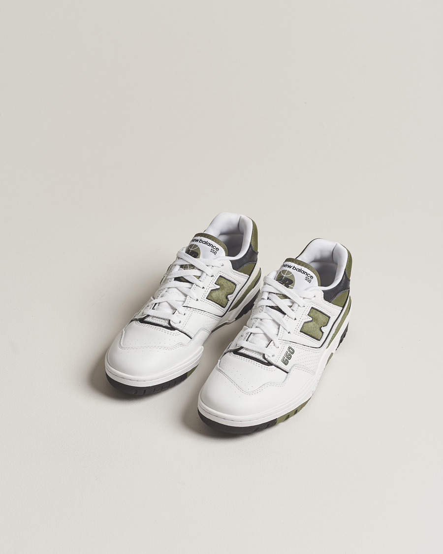 Herre | Sneakers med lavt skaft | New Balance | 550 Sneakers White/Green