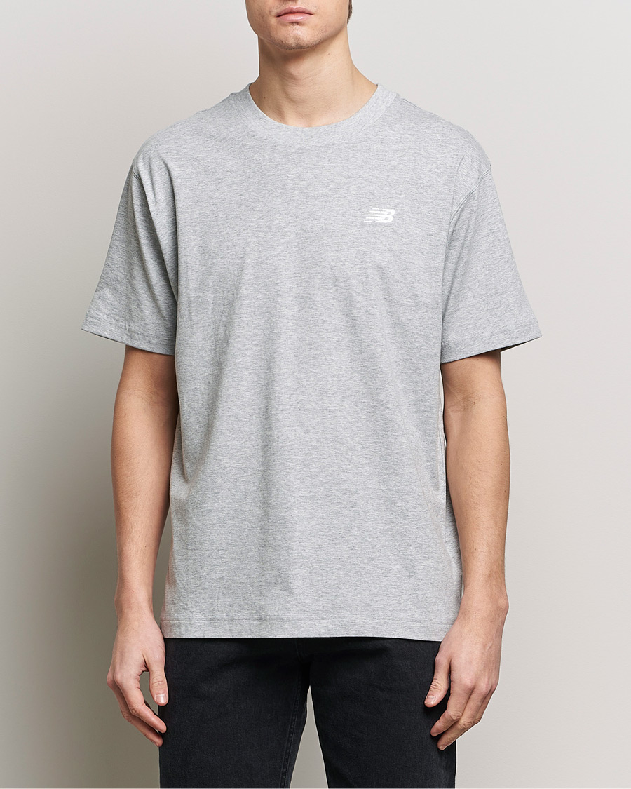 Herre | Tøj | New Balance | Essentials Cotton T-Shirt Athletic Grey