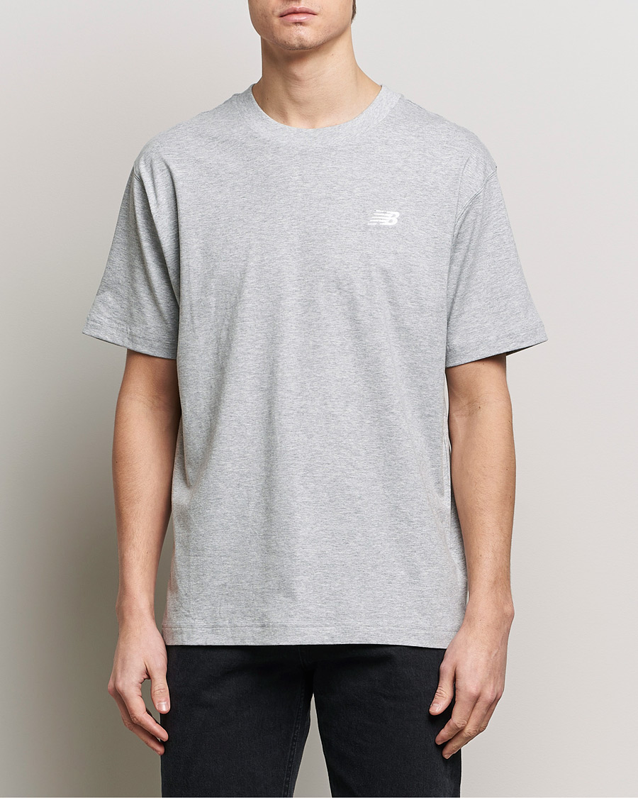 Herre |  | New Balance | Essentials Cotton T-Shirt Athletic Grey