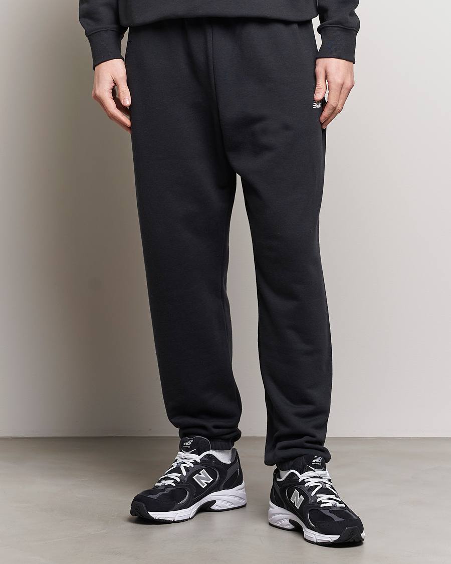 Herre | Bukser | New Balance | Essentials French Terry Sweatpants Black