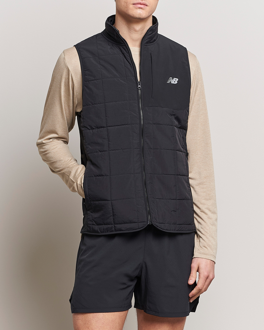 Herre | Tøj | New Balance Running | Athletics Heat Layer Run Vest Black