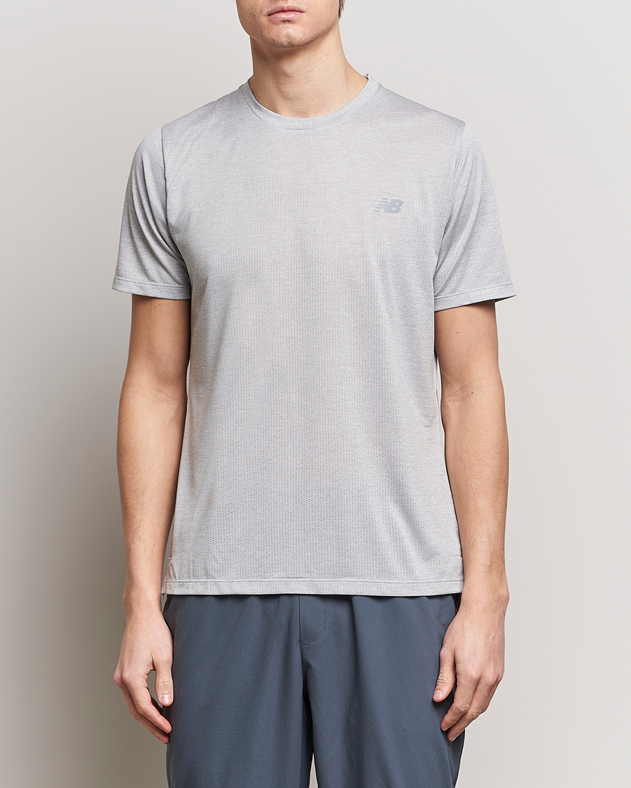 Herre | New Balance | New Balance Running | Athletics Run T-Shirt Athletic Grey