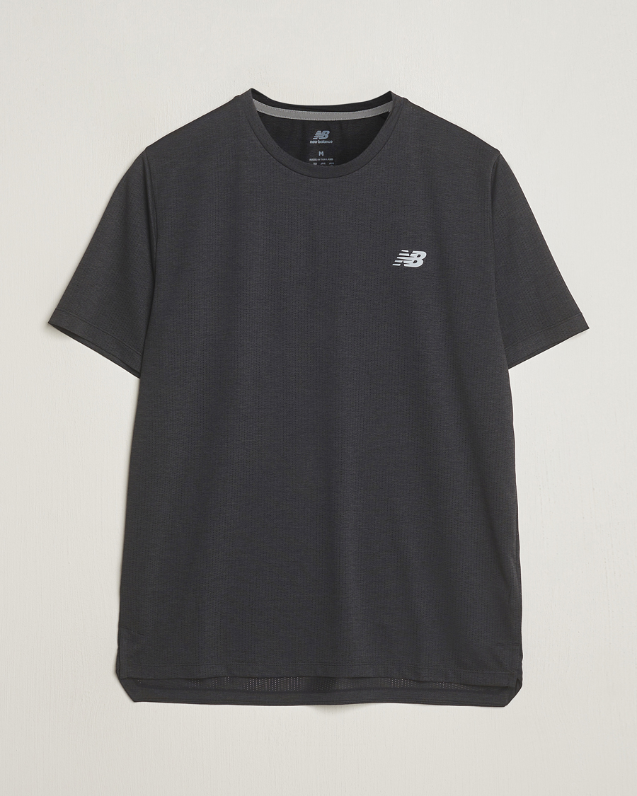 Herre | T-Shirts | New Balance Running | Athletics Short Sleeve T-Shirt Black