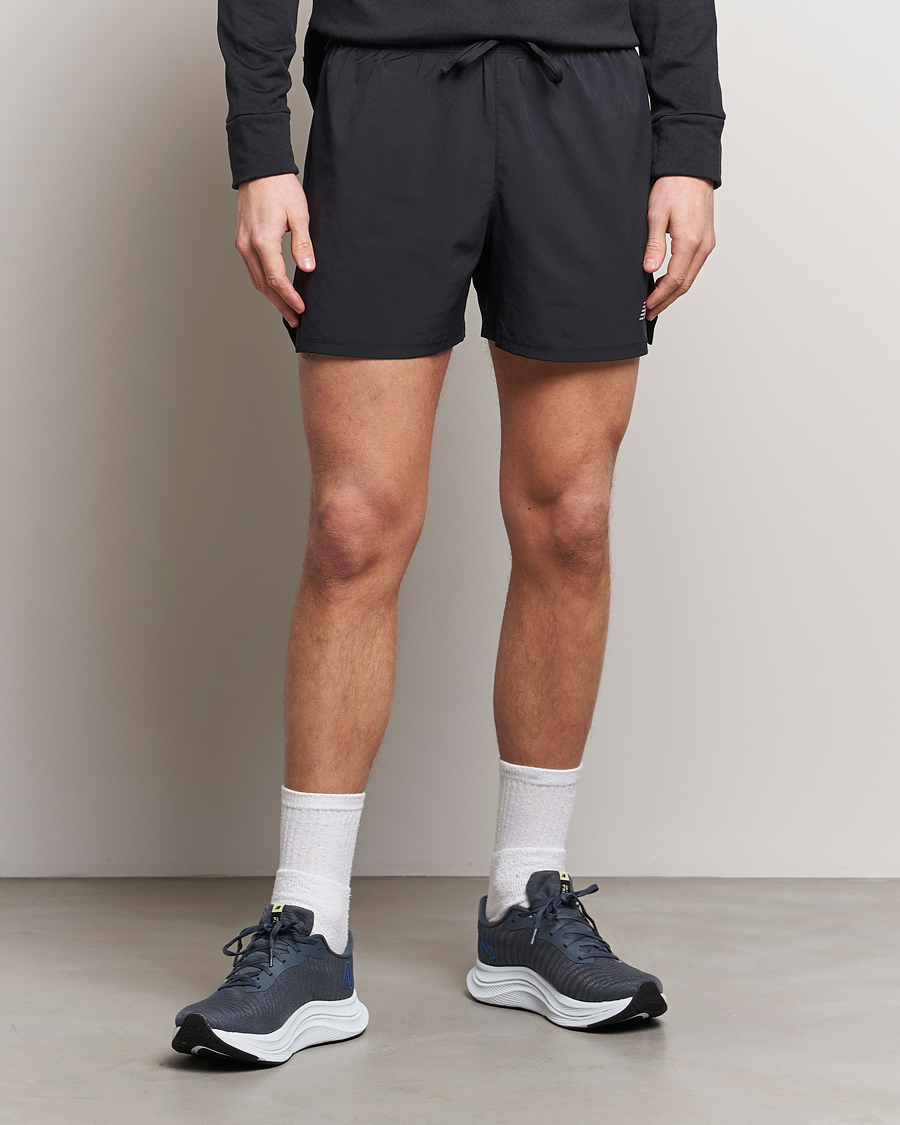 Herre | New Balance Running | New Balance Running | Seamless Shorts 5 Black