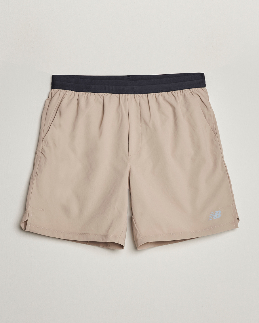 Herre | Shorts | New Balance Running | Seamless Shorts 7 Lined Stoneware