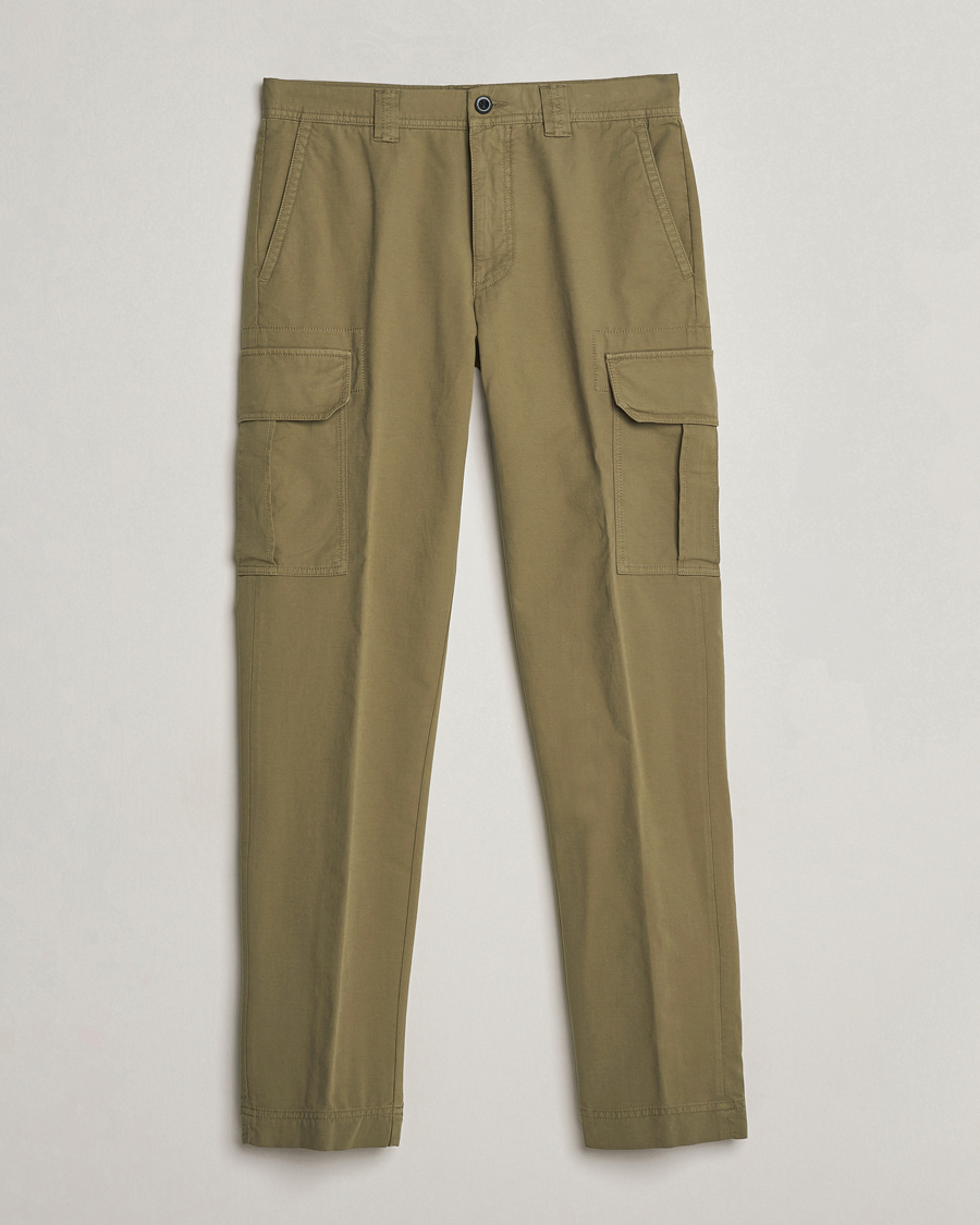 Herre |  | Incotex | Slim Fit Cargo Pants Military Green