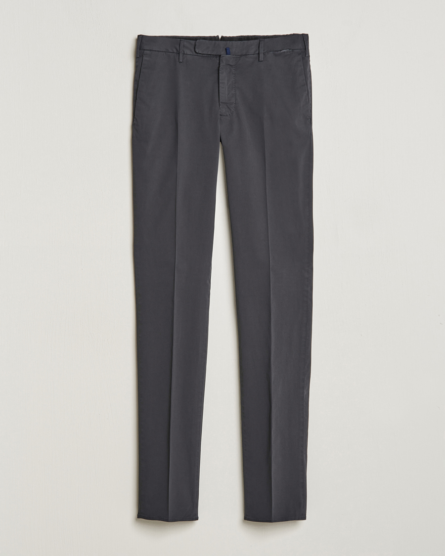 Herr |  | Incotex | Slim Fit Comfort Chinos Charcoal