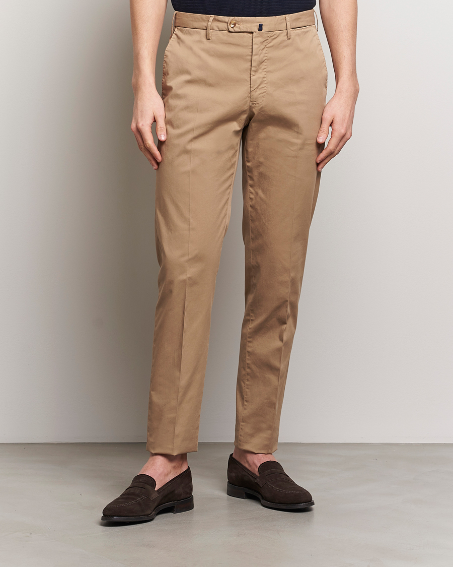 Herre | Loyalitetstilbud | Incotex | Regular Fit Comfort Chinos Beige