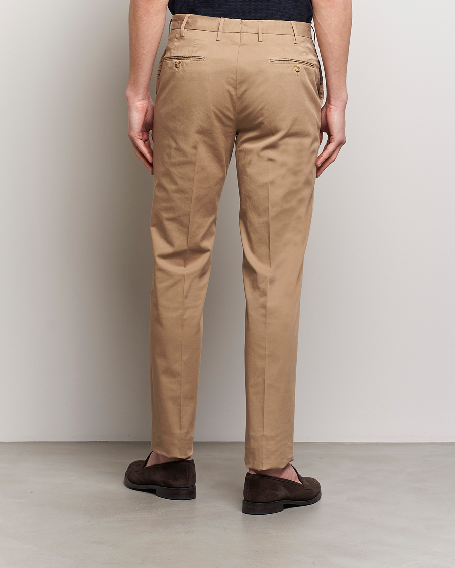 Herre | Bukser | Incotex | Regular Fit Comfort Chinos Beige