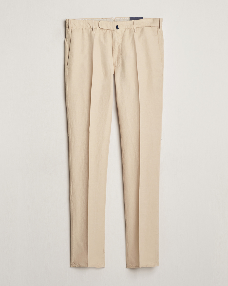 Herre | Bukser | Incotex | Slim Fit Chinolino Trousers Light Beige