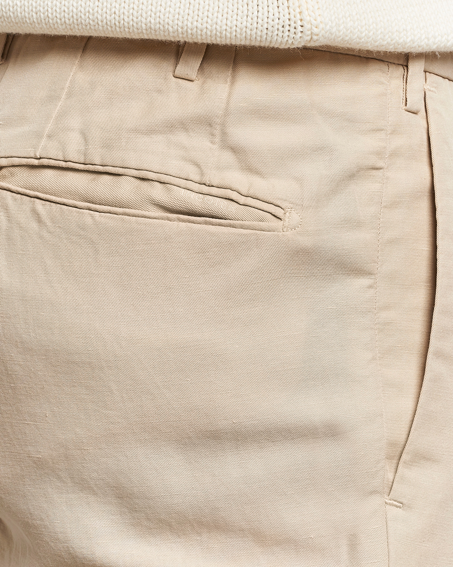 Herre | Bukser | Incotex | Slim Fit Chinolino Trousers Light Beige